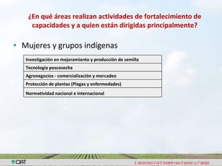 Resultados encuesta semillas