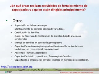 Resultados encuesta semillas