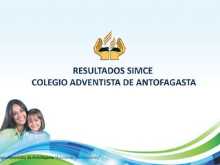 egio Adventista de Antofagasta “EducandoGeneraciones”
RESULTADOS SIMCE
COLEGIO ADVENTISTA DE ANTOFAGASTA
 