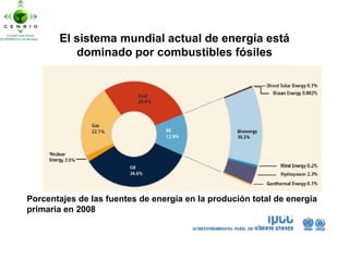 Principales Resultados del Informe Especial sobre Renovables del IPCC