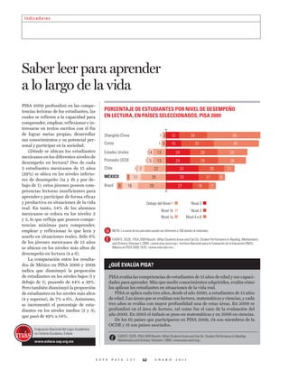 Resultados méxico pisa ocde 2009 | PDF