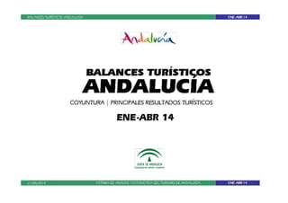 Resultados turísticos Andalucía primer cuatrimestre