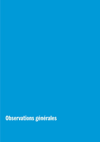 Observations générales
 