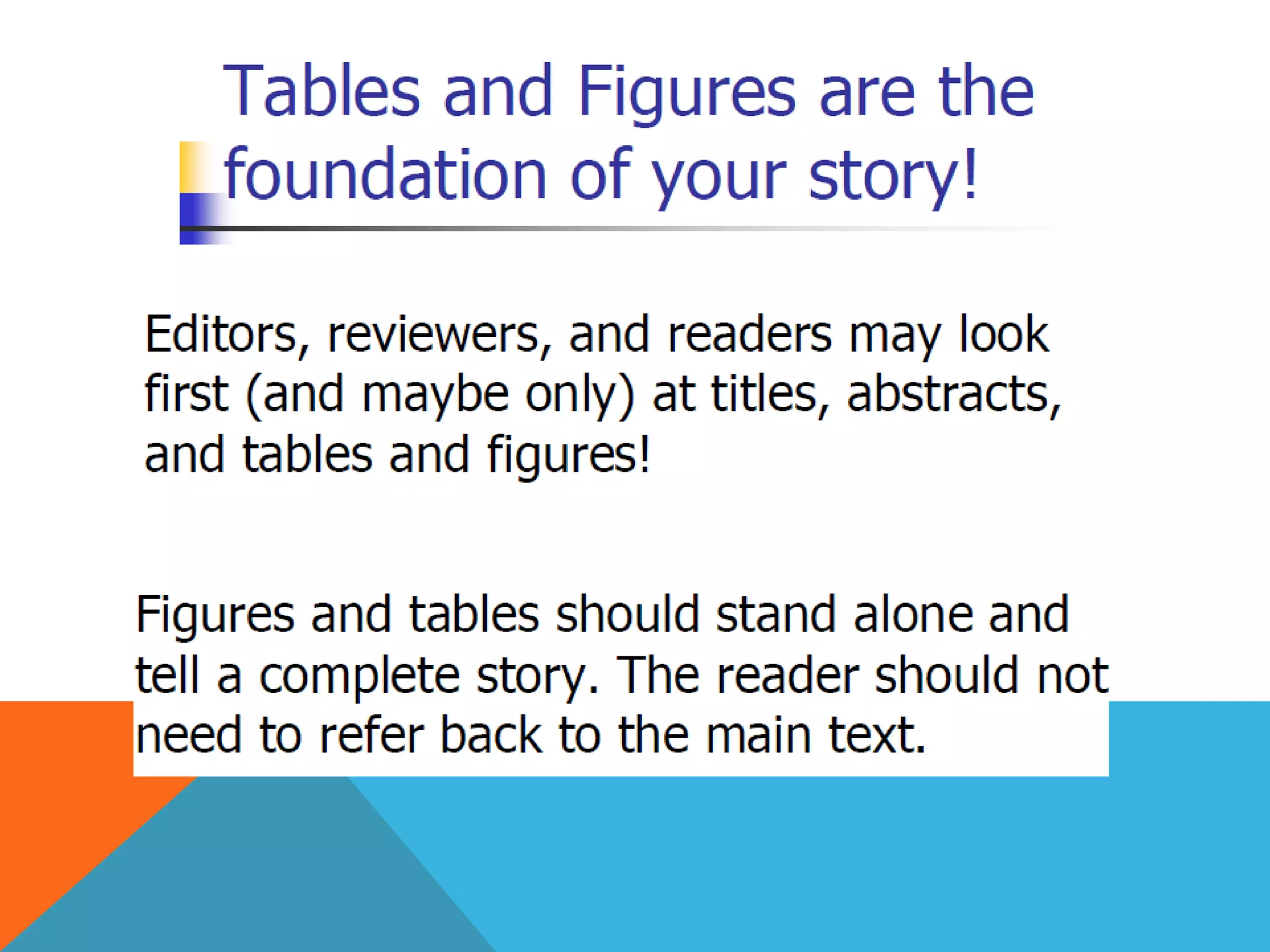 How to write a scientific research ( Results section)