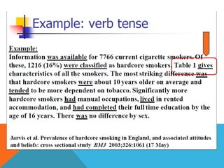 How to write a scientific research ( Results section)
