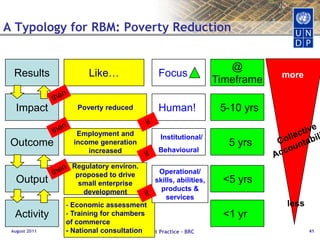 Common results language  to describe changes