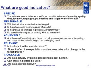 OutputsTangible, deliverable, promises