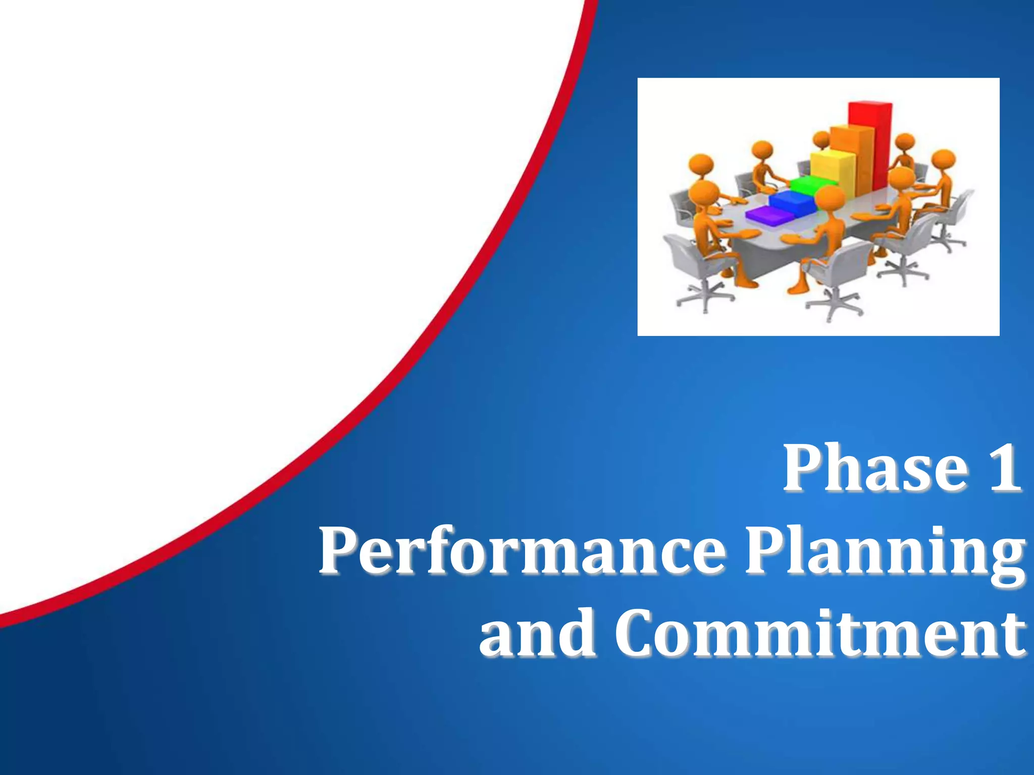 Phase 1
Performance Planning
and Commitment
 