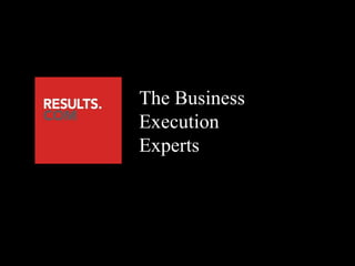 The Business Execution Experts 