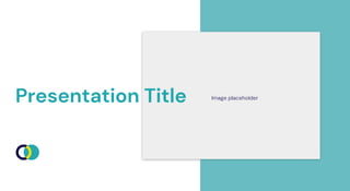 Presentation Title Image placeholder
 