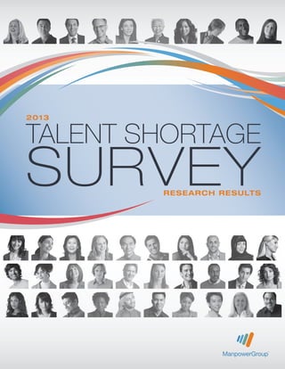 TALENT SHORTAGE
SURVEYRESEARCH RESULTS
2013
 