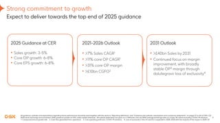 GSK Q2 2025 Results: Growth, Pipeline Progress & 2031 Outlook | PDF
