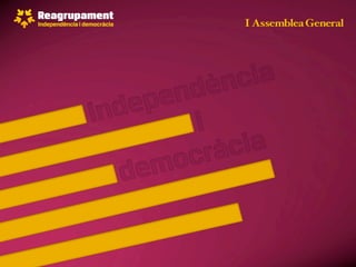 Reagrupament - Resum Ponencia