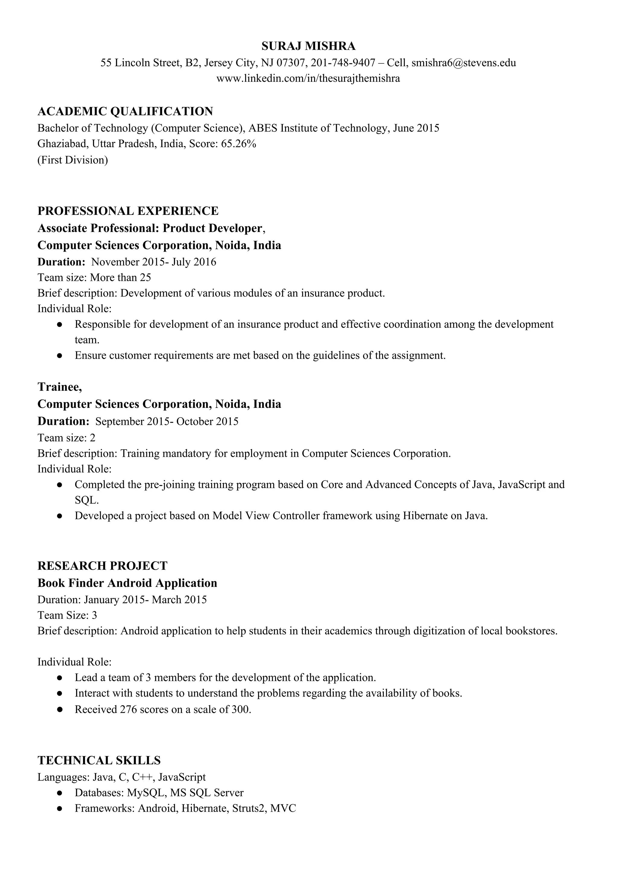 Resume PDF resume-pdf