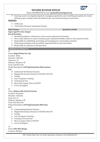 SAP-SD Functional consultant