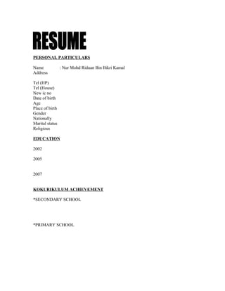 Resume 100126072449-phpapp02 (1)