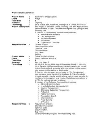 Resume