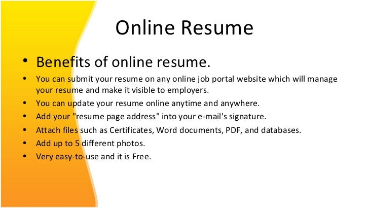 post your resume online for free