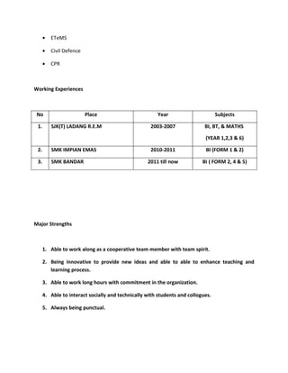 Resume