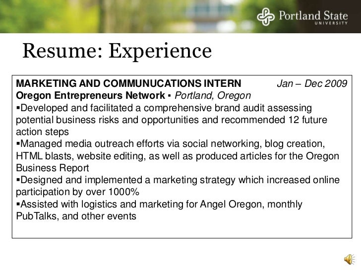 resume writing services portland oregon