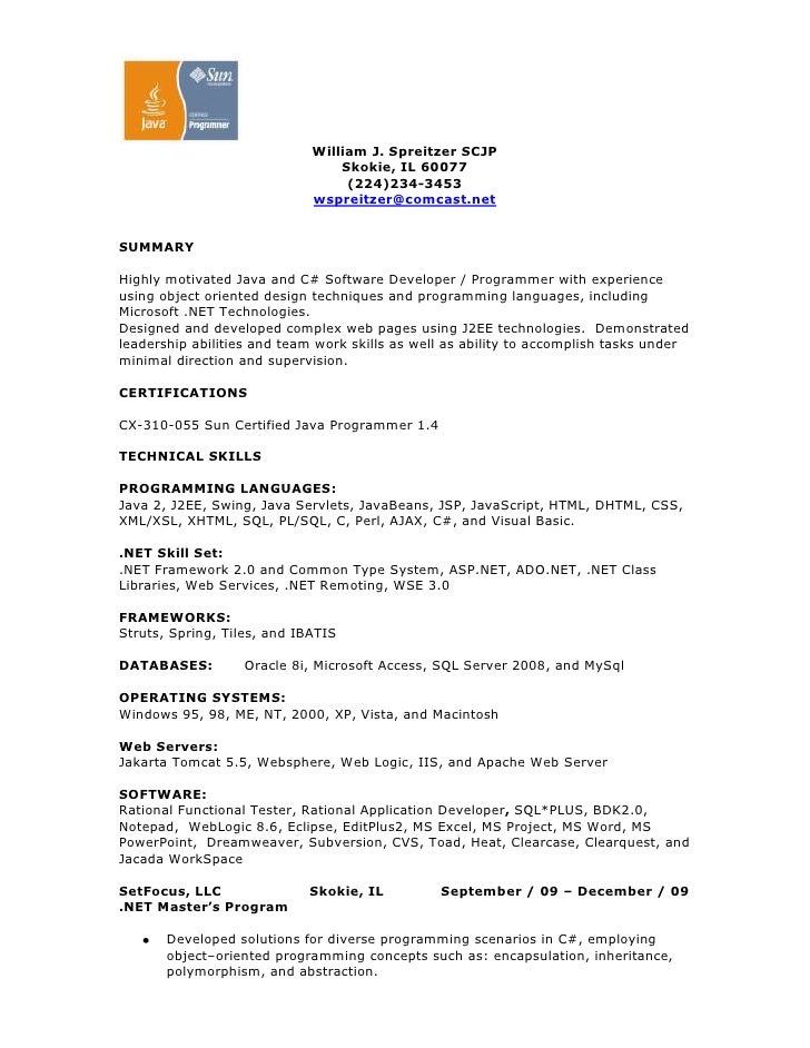 java swing resume