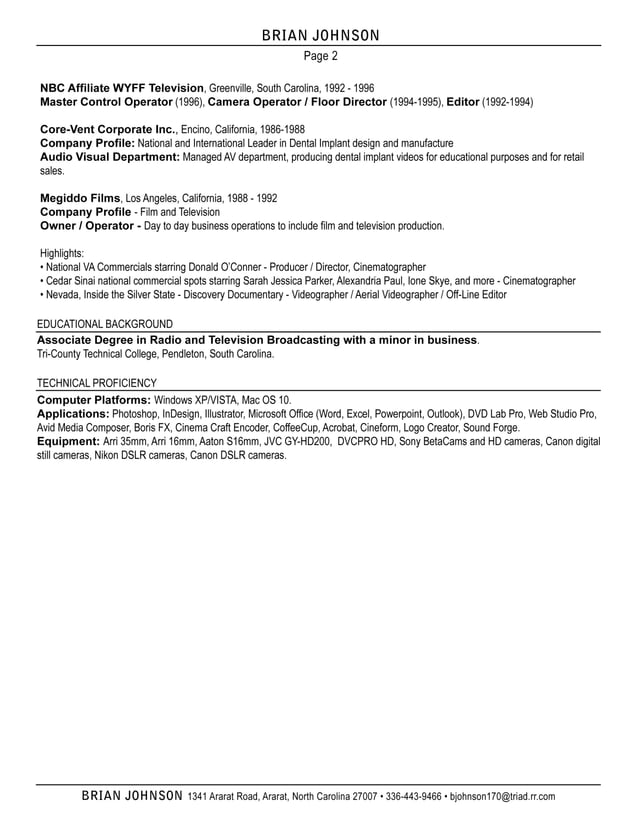 Multimedia Resume PDF - Multimedia Resume 2 638 
