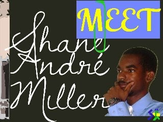 Shane Andre Miller's Visual Resume