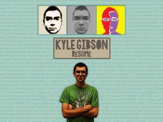 Kyle Gibson Visual Résumé