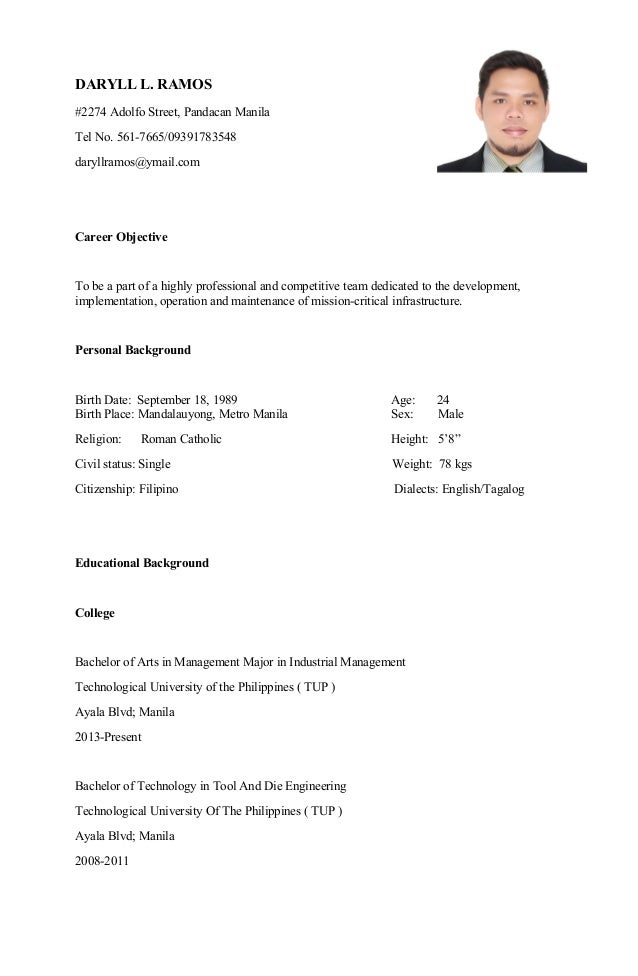 sample resume for machine operator