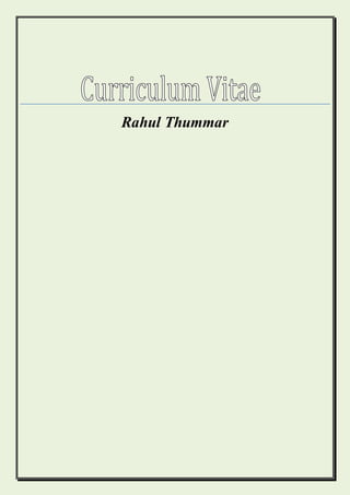 Rahul Thummar
 