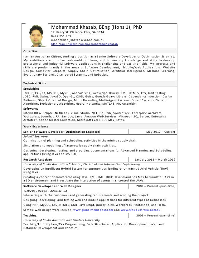 resume