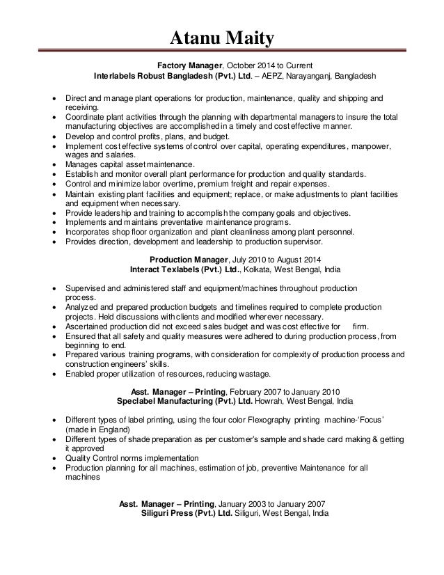 printing manager with 13 years experience print production manager resumes