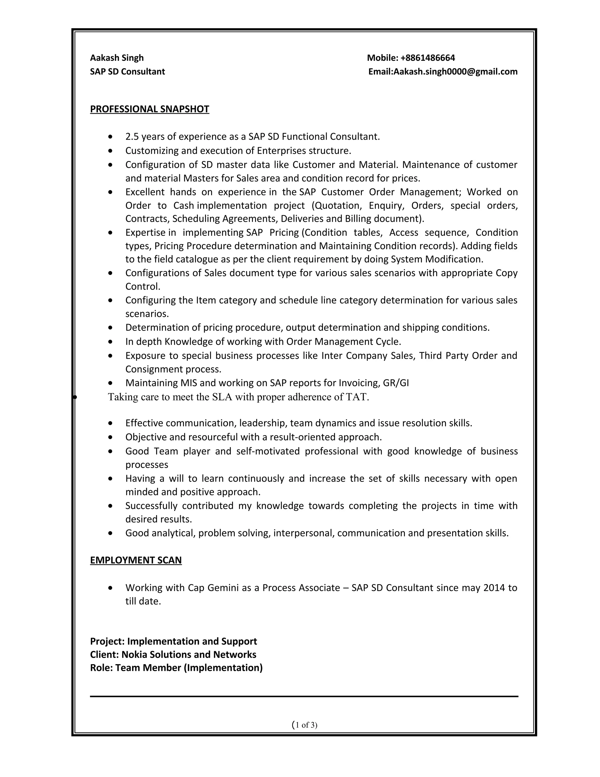 Resume pdf free download