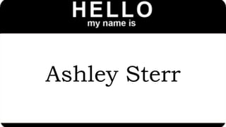 Ashley Sterr
 