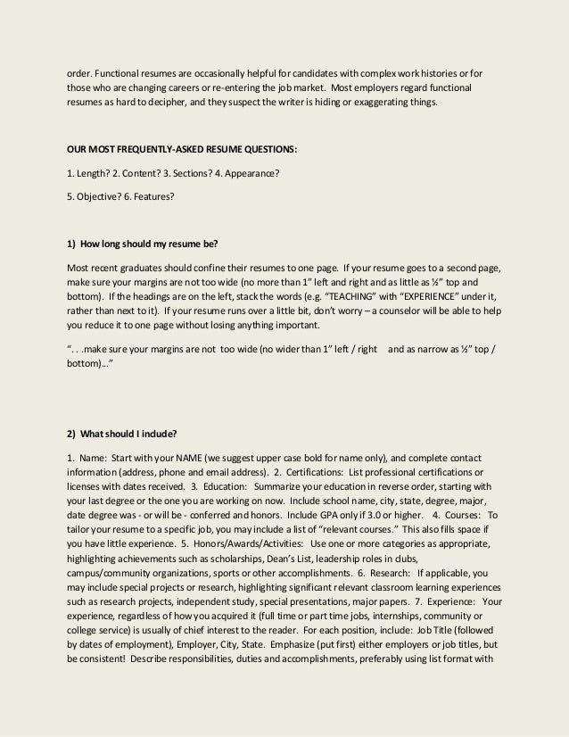 how to build a job winning resume