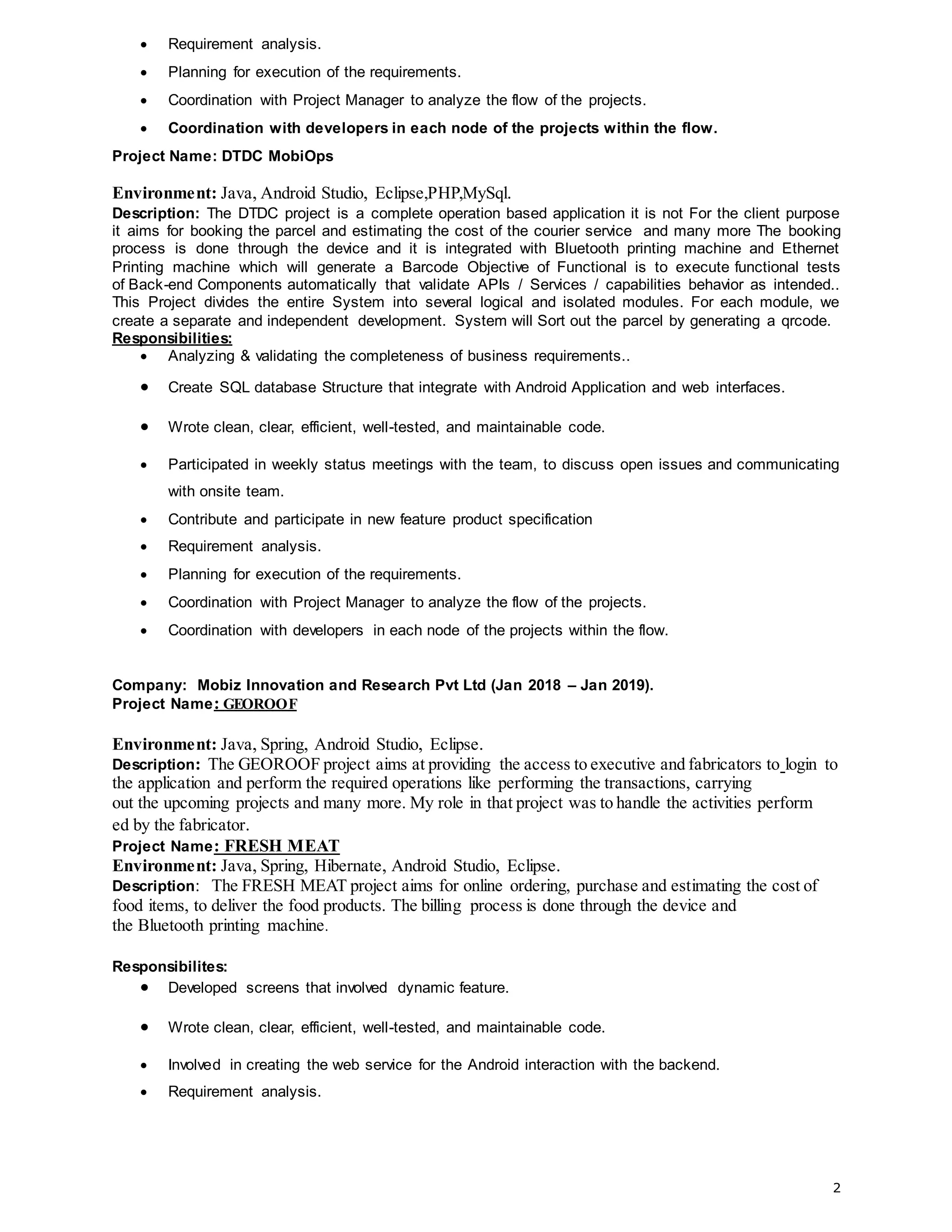Resume pdf