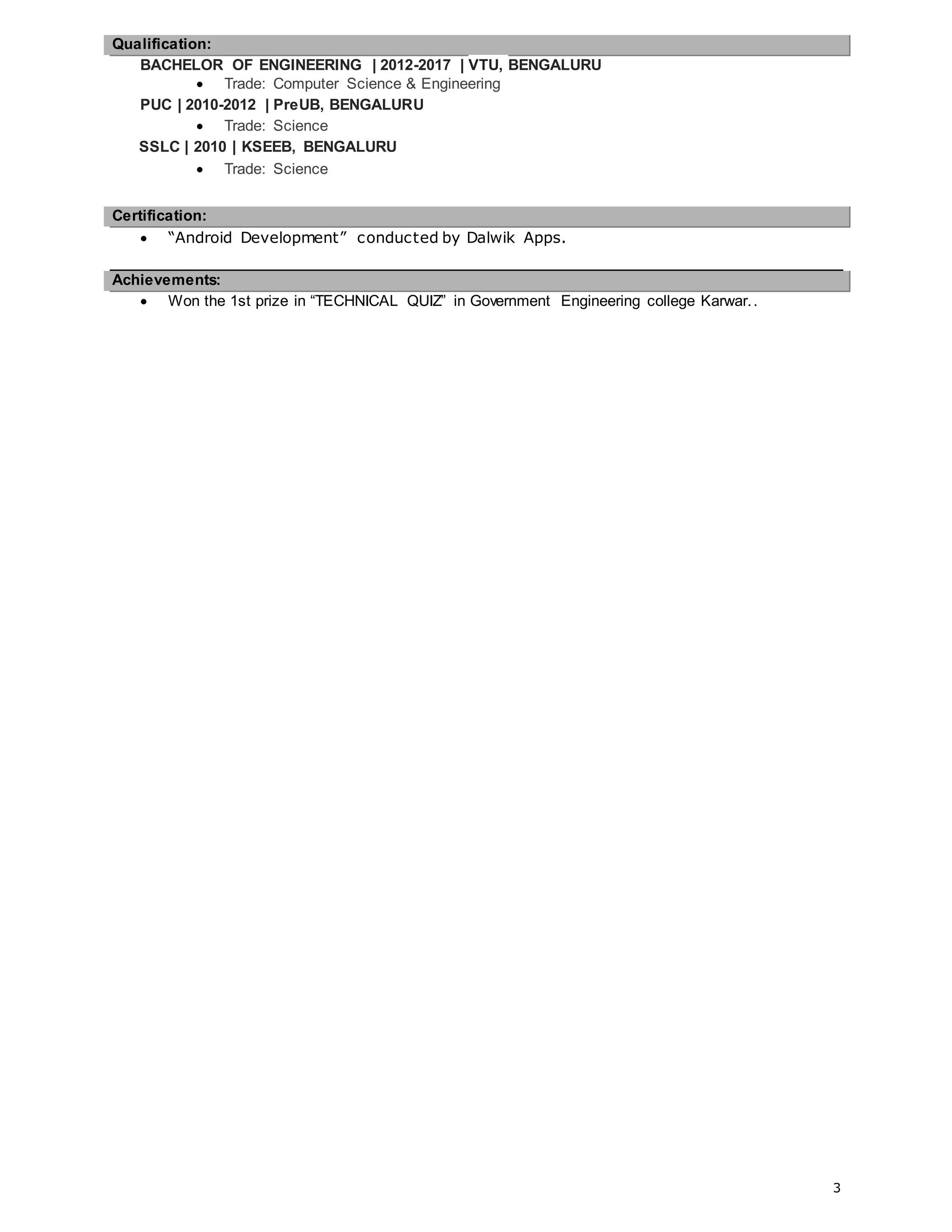 Resume pdf
