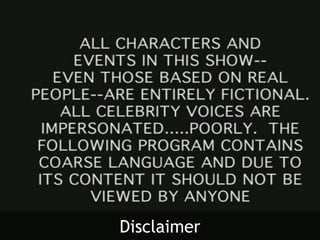 Disclaimer
 