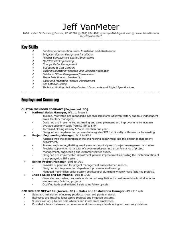 resume for work sample