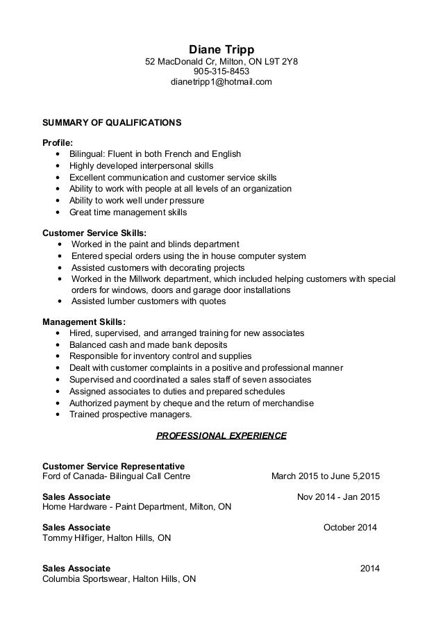 Resume Diane Tripp 3
