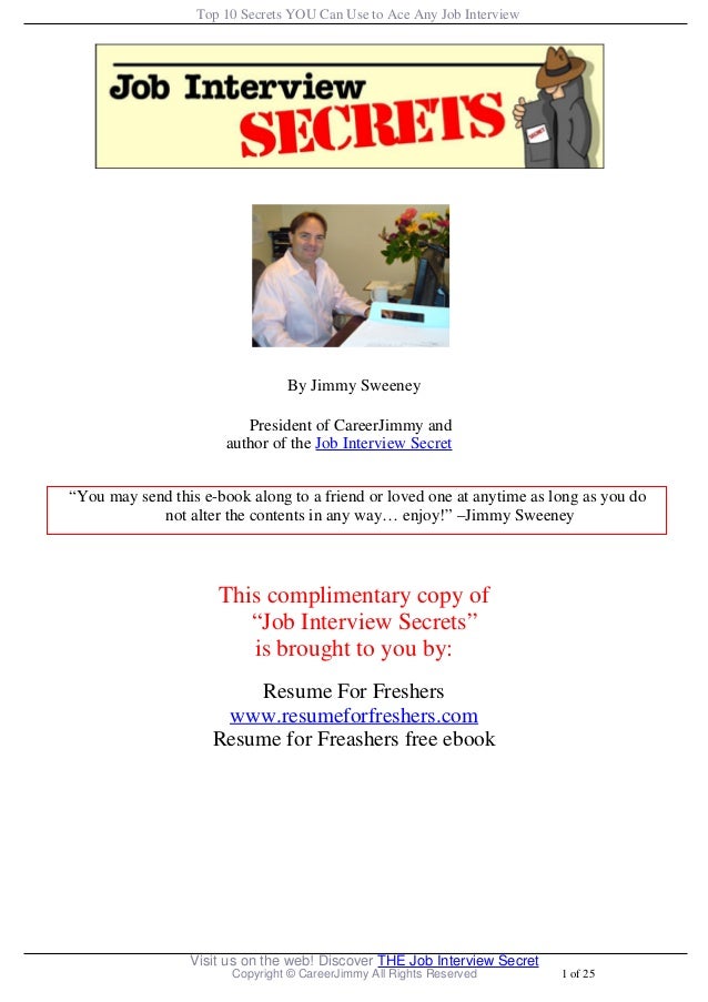top 10 resumes for freshers