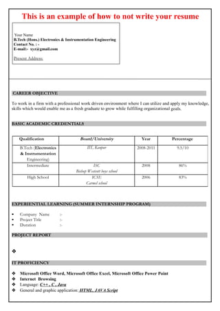 Resume Format Download In Ms Word 07