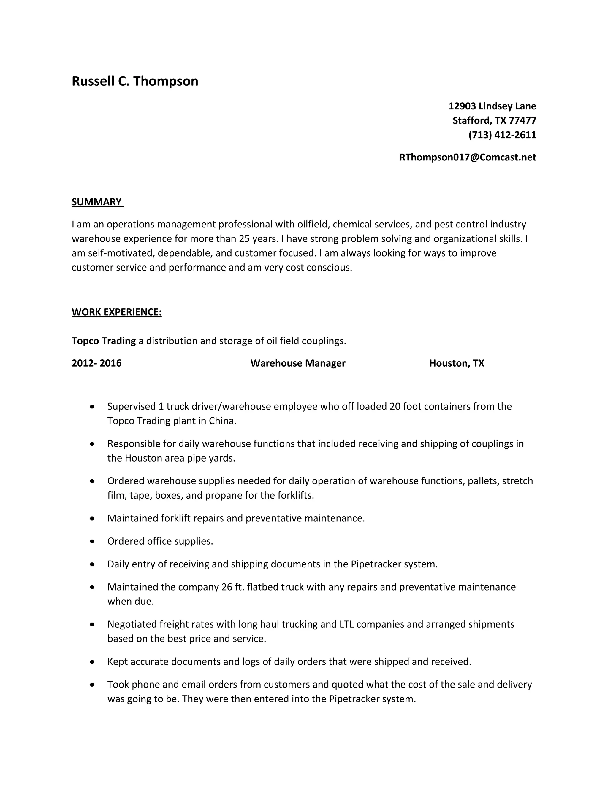 Resume and letters of recommendations - Resume And Letters Of Recommendations 1 2048