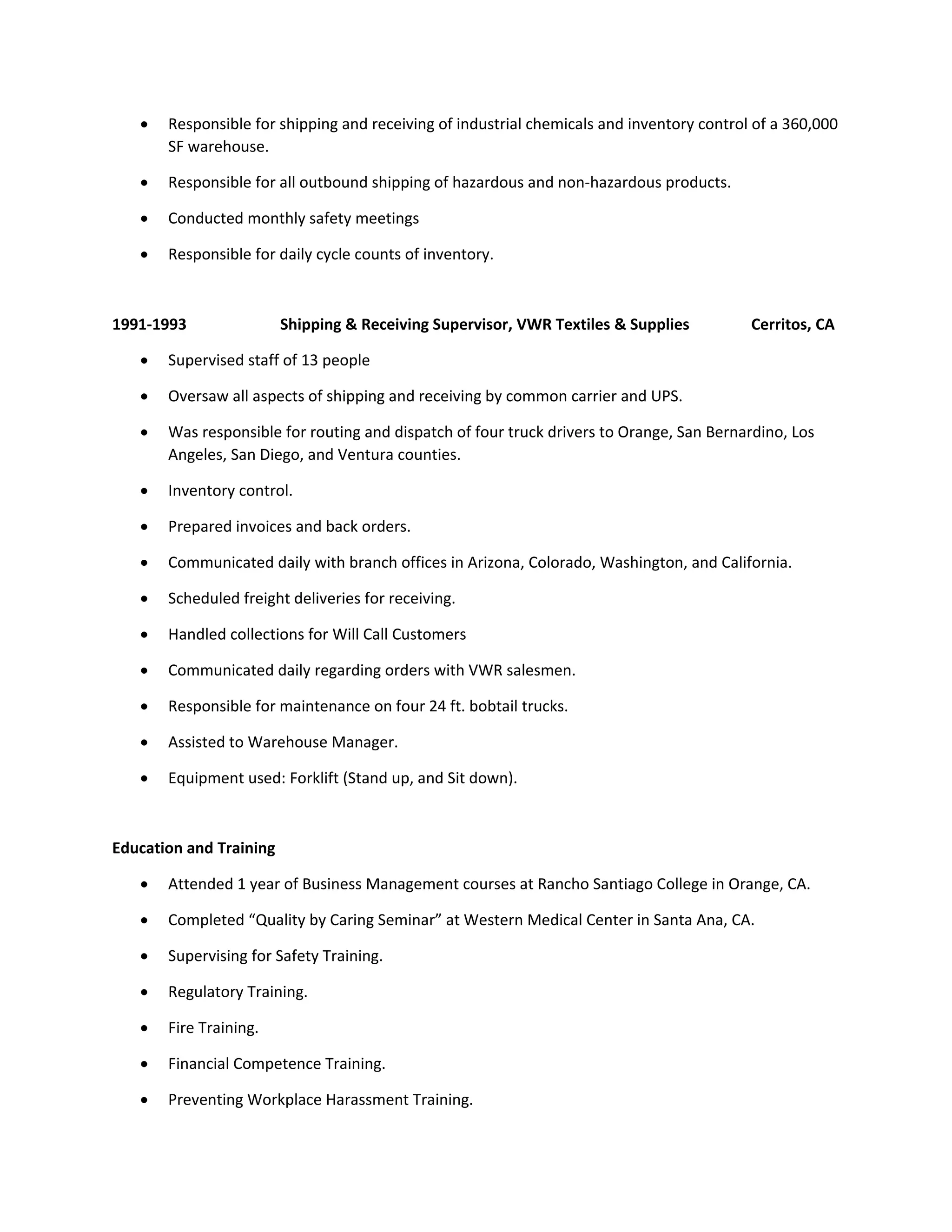 Resume and letters of recommendations - Resume And Letters Of Recommendations 3 2048