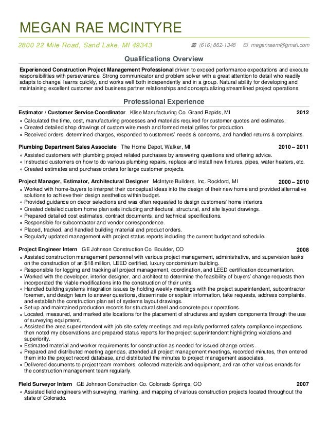 resume megan mcintyre home depot sales associate job description