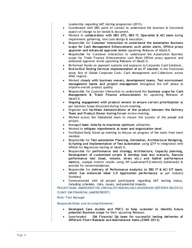 Uft Experience Resume Uft Experience Resume