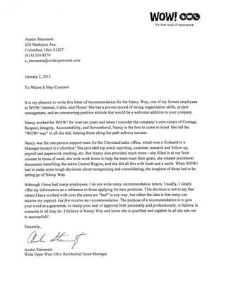 Resume   Nancy C Way