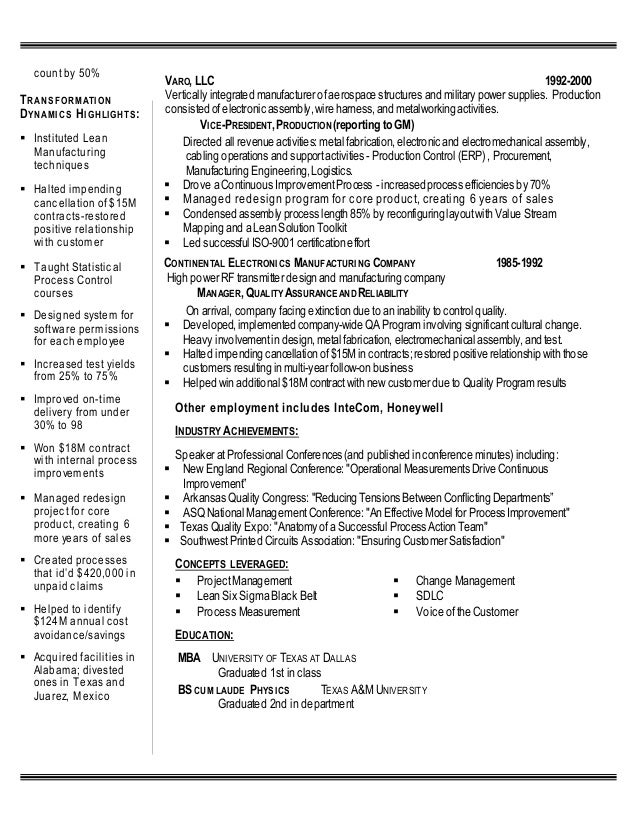 management consultant resumes