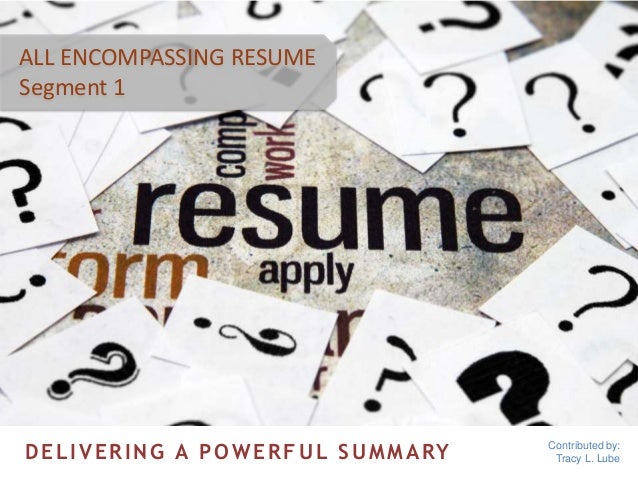 how to write a powerful resume