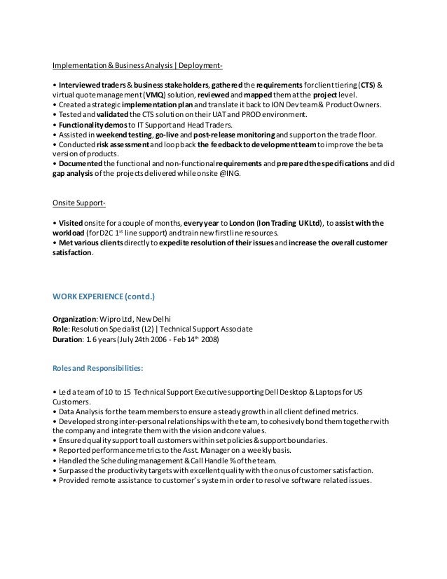 inventory specialist resume
